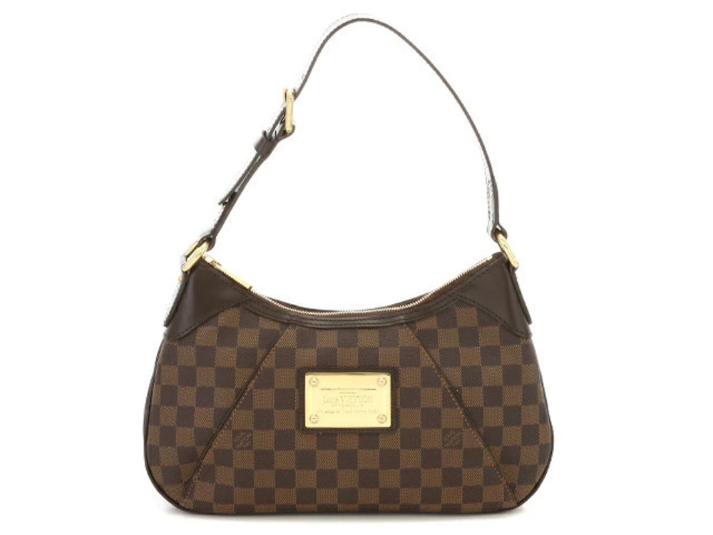 LOUIS VUITTON Thames Shoulder Bag Hobo Damier